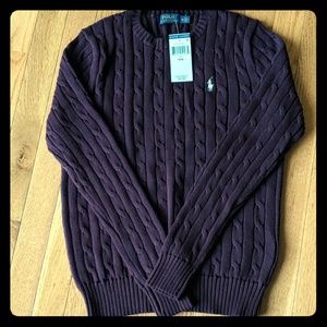 Polo Ralph Lauren Cable Sweater NEW